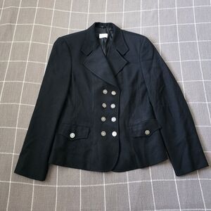 Vtg United Colors of Benetton Miltary Wool Blazer